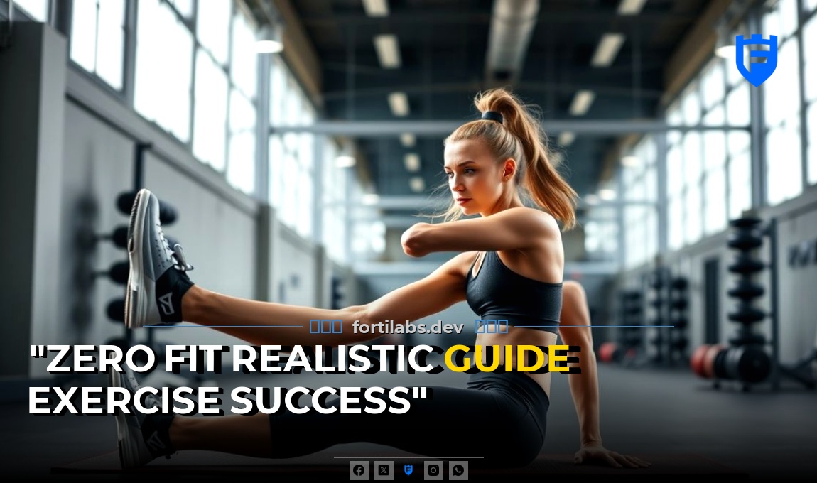 “From Zero to Fit: A Realistic Guide to Exercise Success”