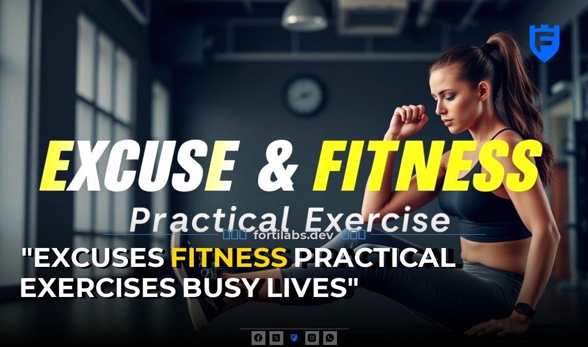 “No Excuses Fitness: Practical Exercises for Busy Lives”