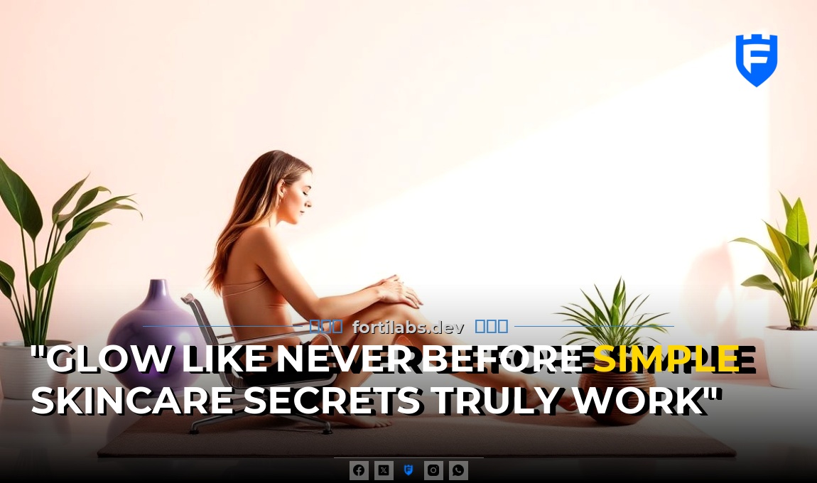 “Glow Like Never Before: Simple Skincare Secrets That Truly Work”